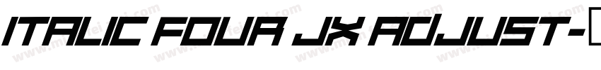 Italic four jx adjust字体转换